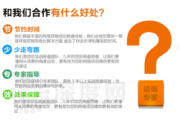 深度网让您的网络项目提供更有效的保证